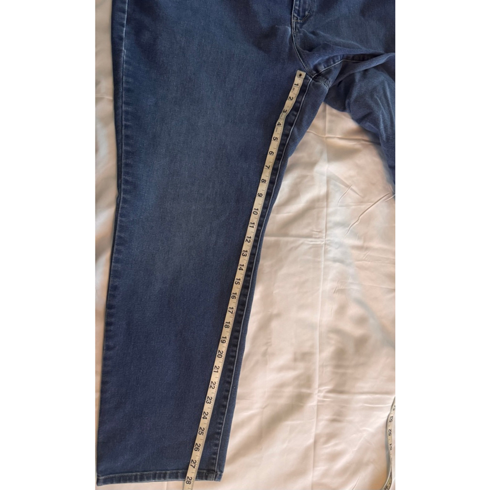 Women's Via Vianna Blue Bridget Slim Leg Jeans 20W - Picture 5 of 8